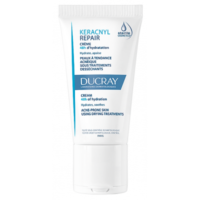 DUCRAY KERACNYL REPAIR HYDRO-NOURISHING CREAM FOR ANNE-PRONE DRIED OUT SKIN 50 ML